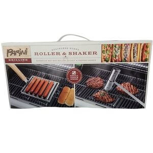 Parini Stainless Steel Roller & Shaker - Silver